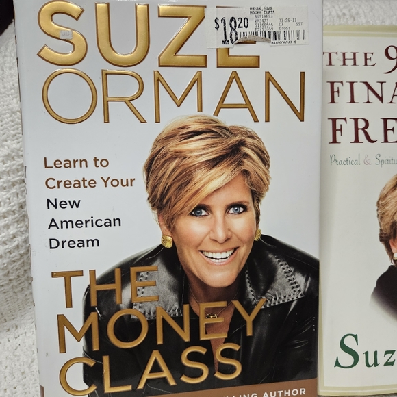 Suze Orman Finance Lot of 2 Finance Books The Money Class/The 9 Steps of Freedom - Picture 8 of 16